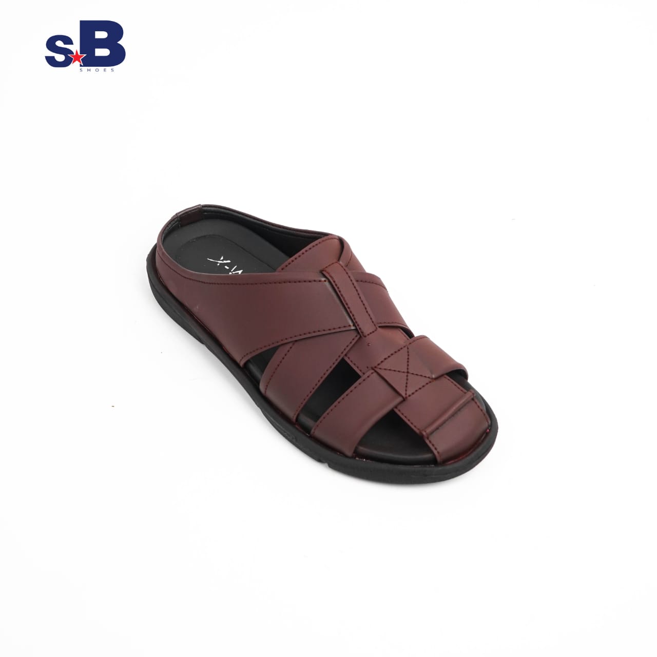 Weave Slide Maroon