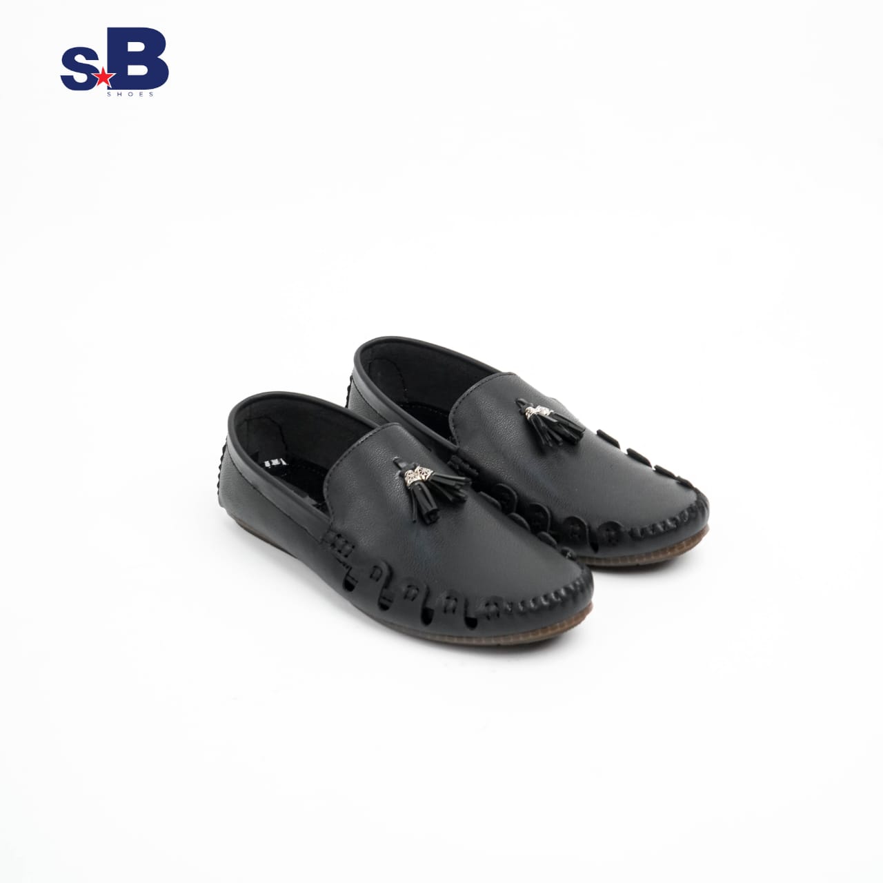 Tassel Accent Loafer Black