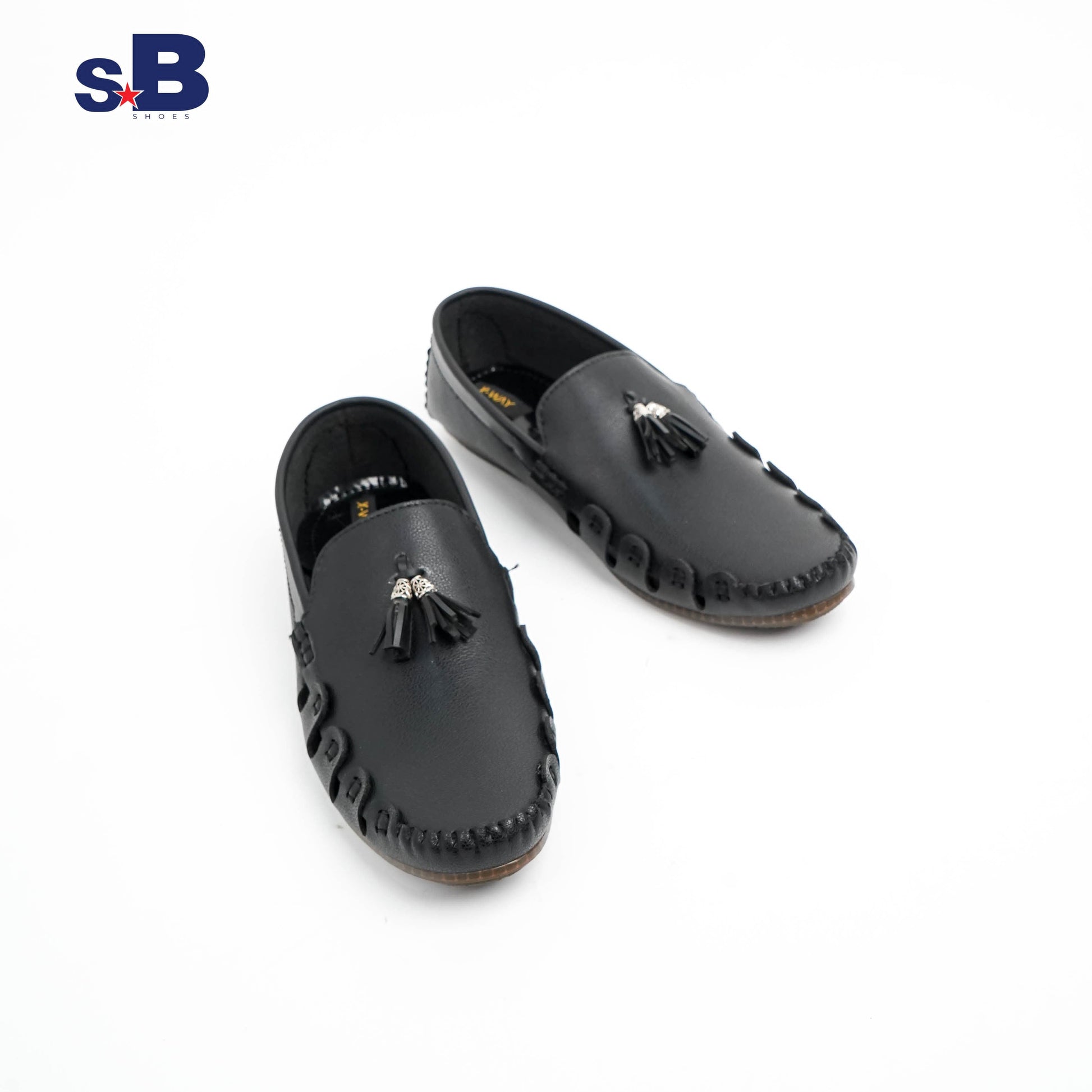 Tassel Accent Loafer Black
