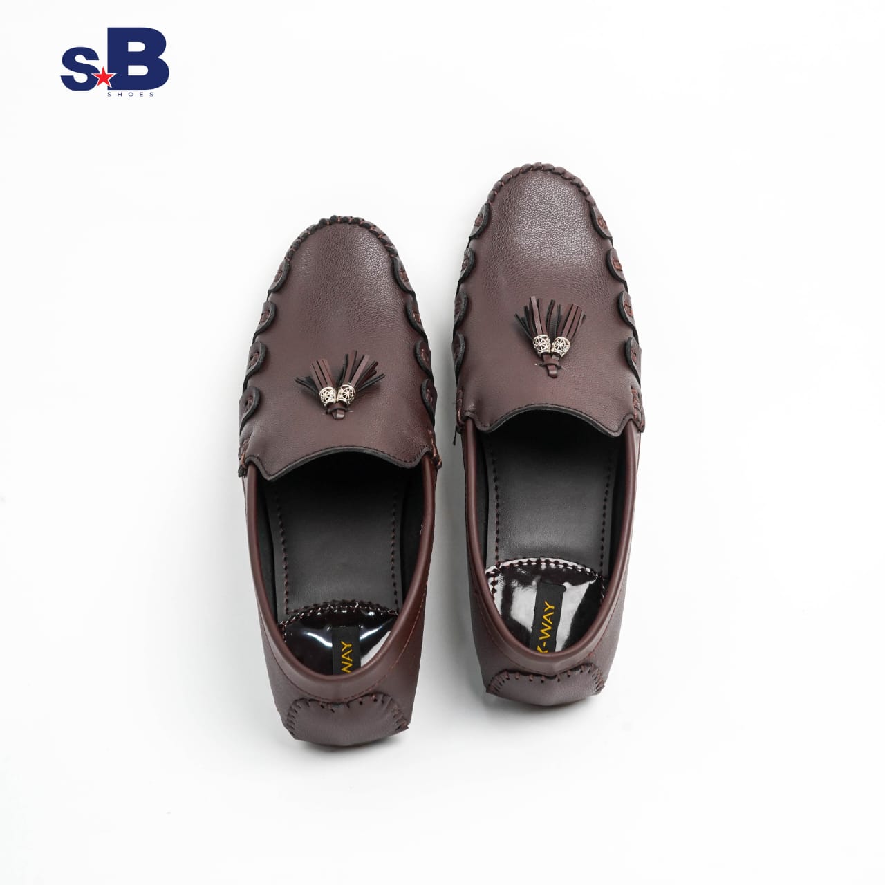 Tassel Accent Loafer Brown