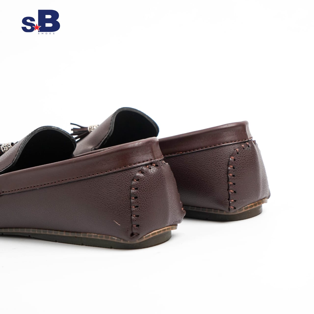 Tassel Accent Loafer Brown