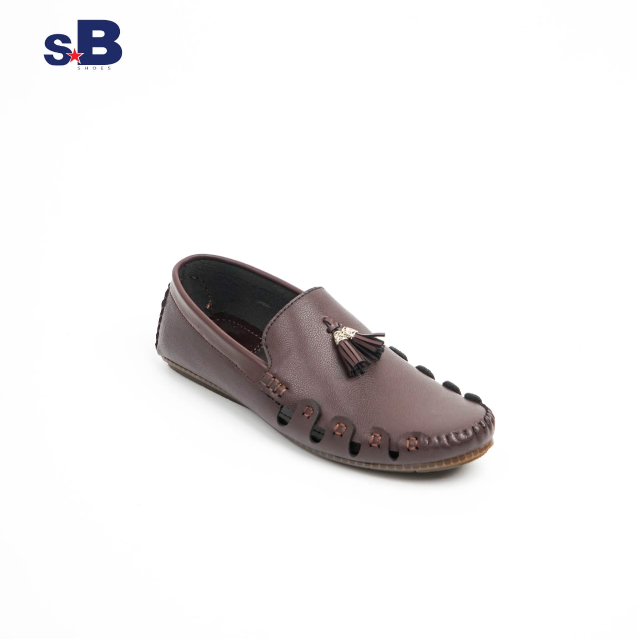 Tassel Accent Loafer Brown