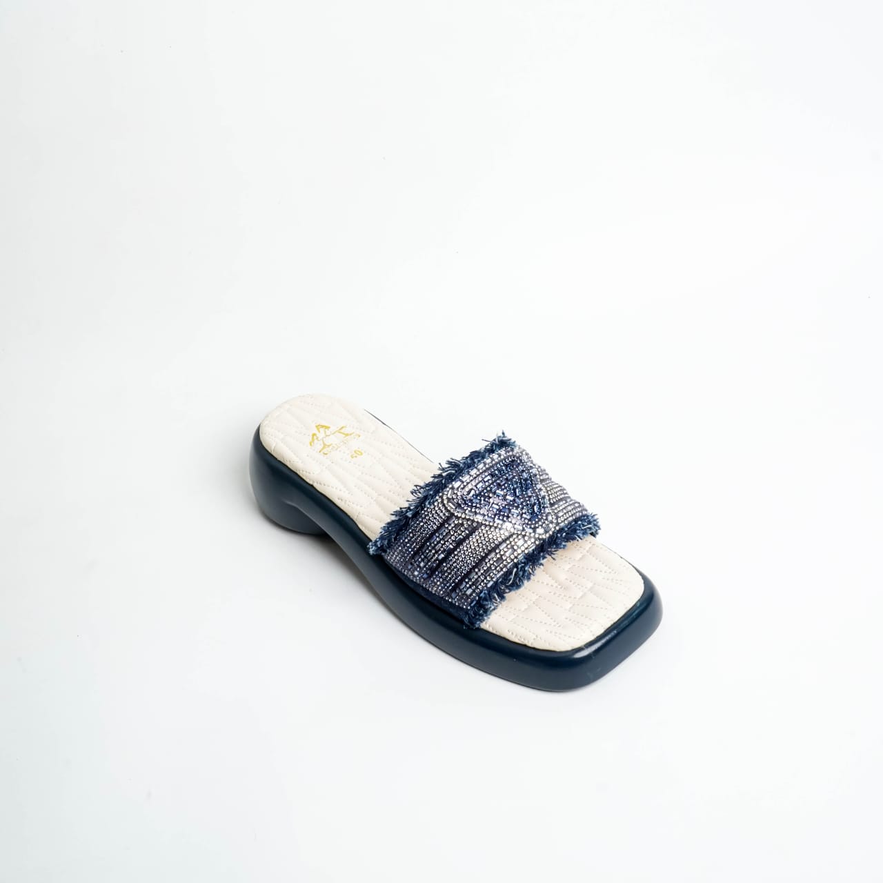 Embellished Fringe Blue
