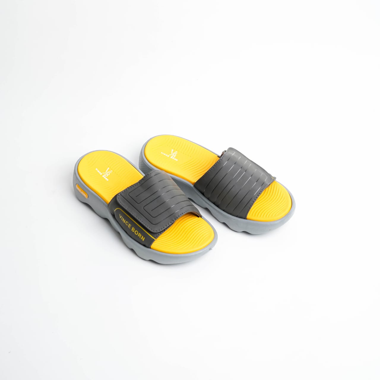 ColorPop Active Slides – Yellow/Grey