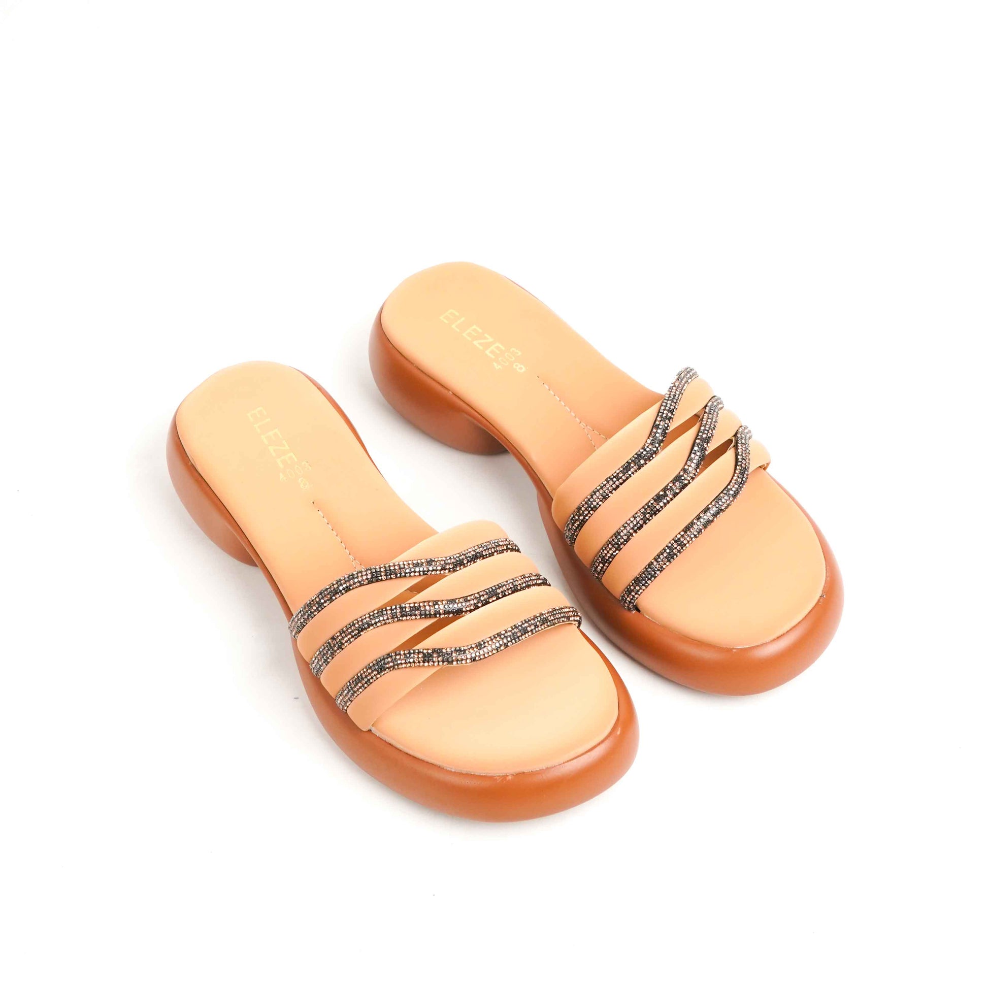 Glitter Strap Peach