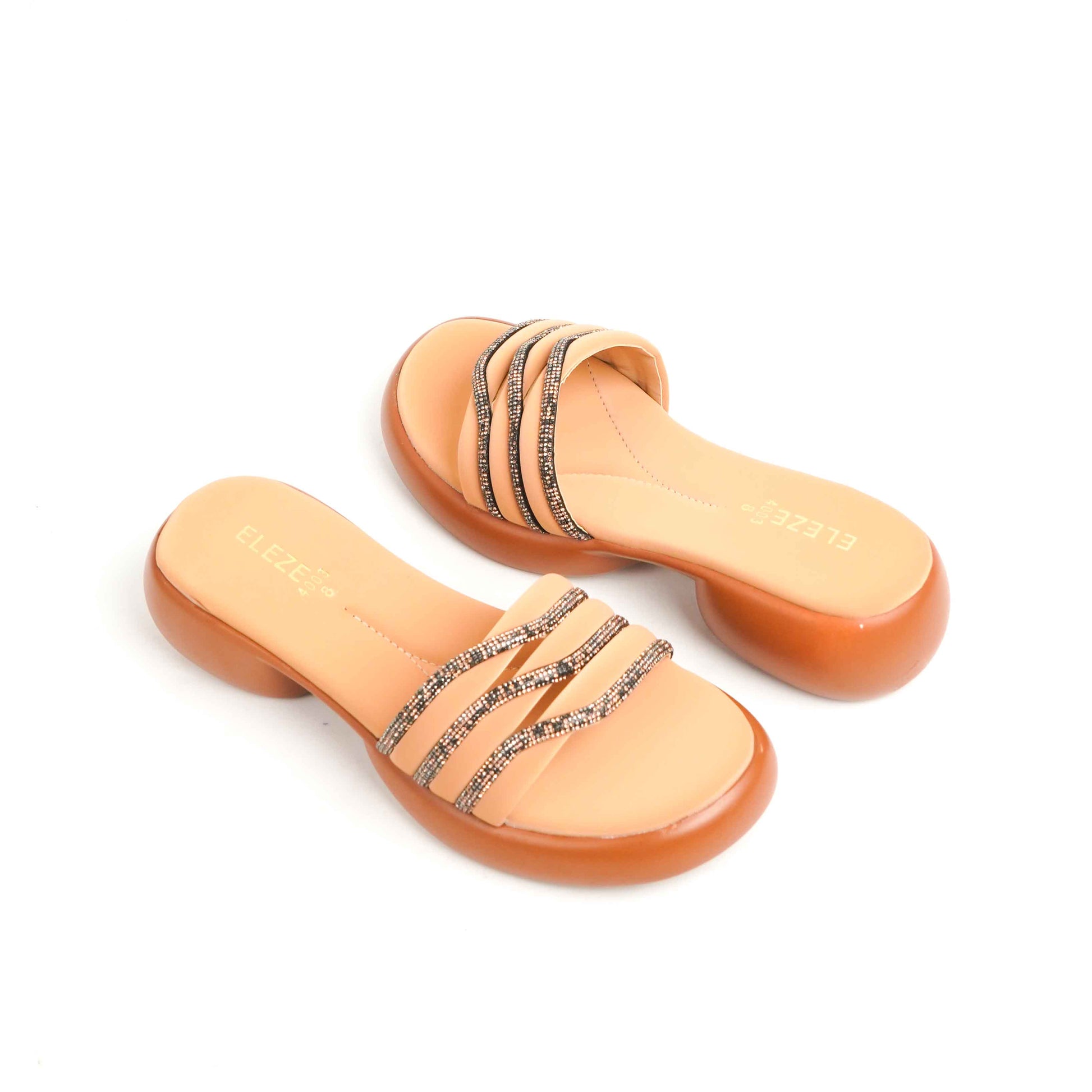 Glitter Strap Peach