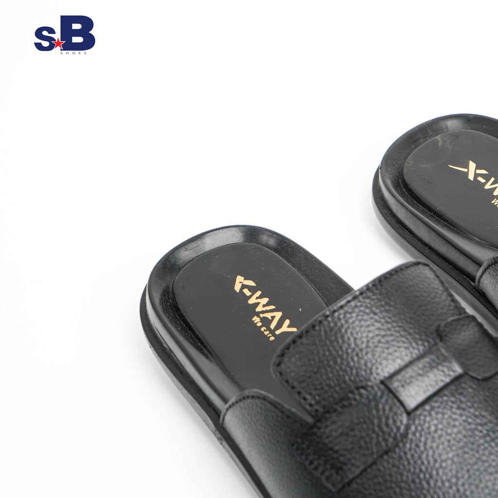 Classic Buckle Slide Black