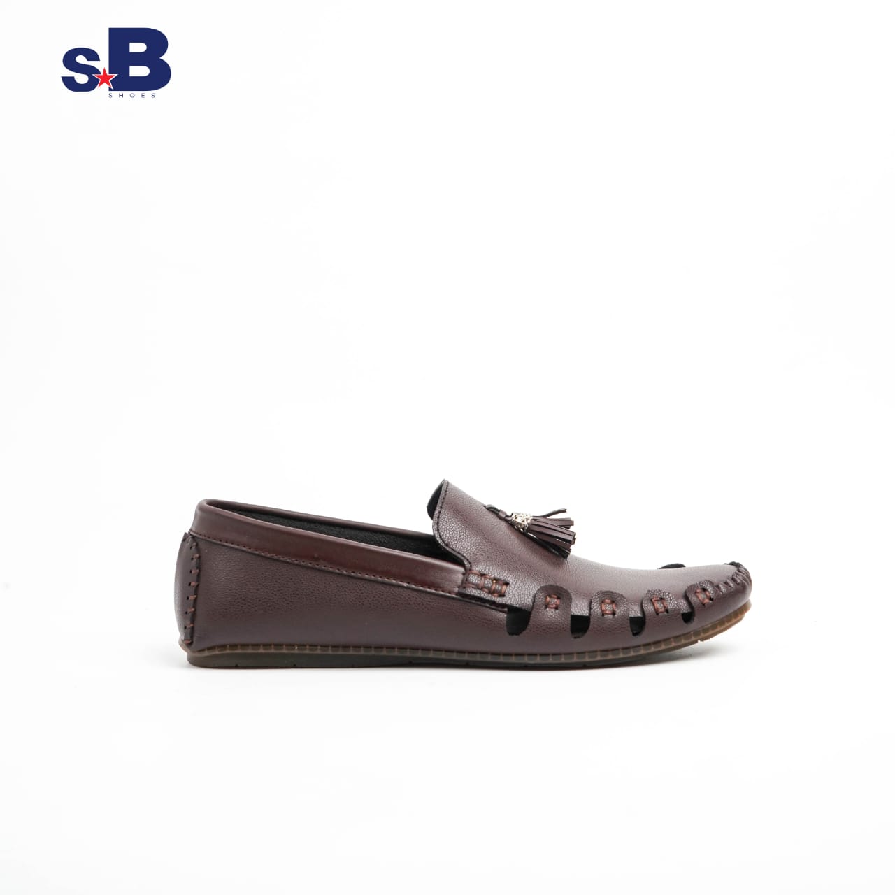 Tassel Accent Loafer Brown