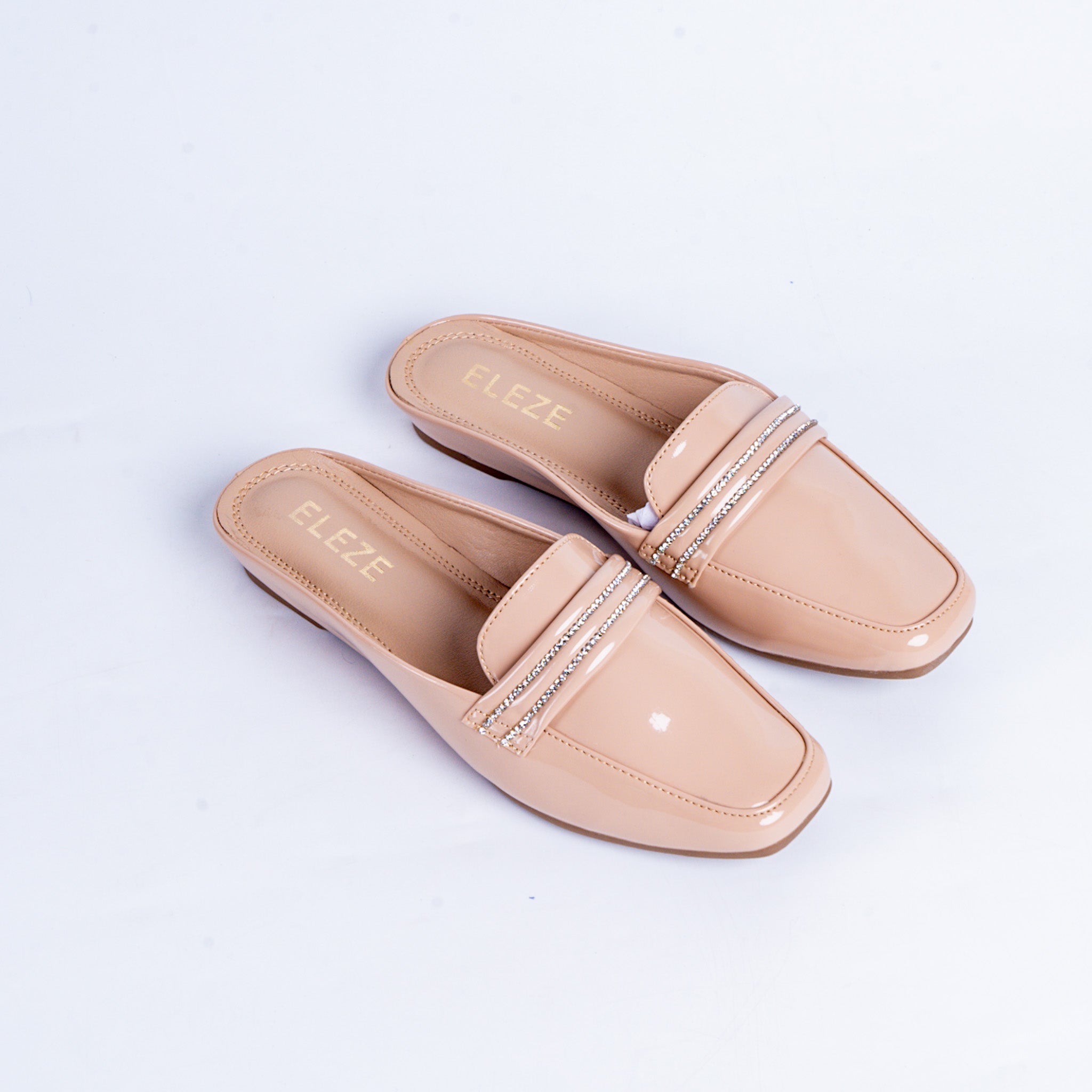 Diamond Dust Mules - Beige