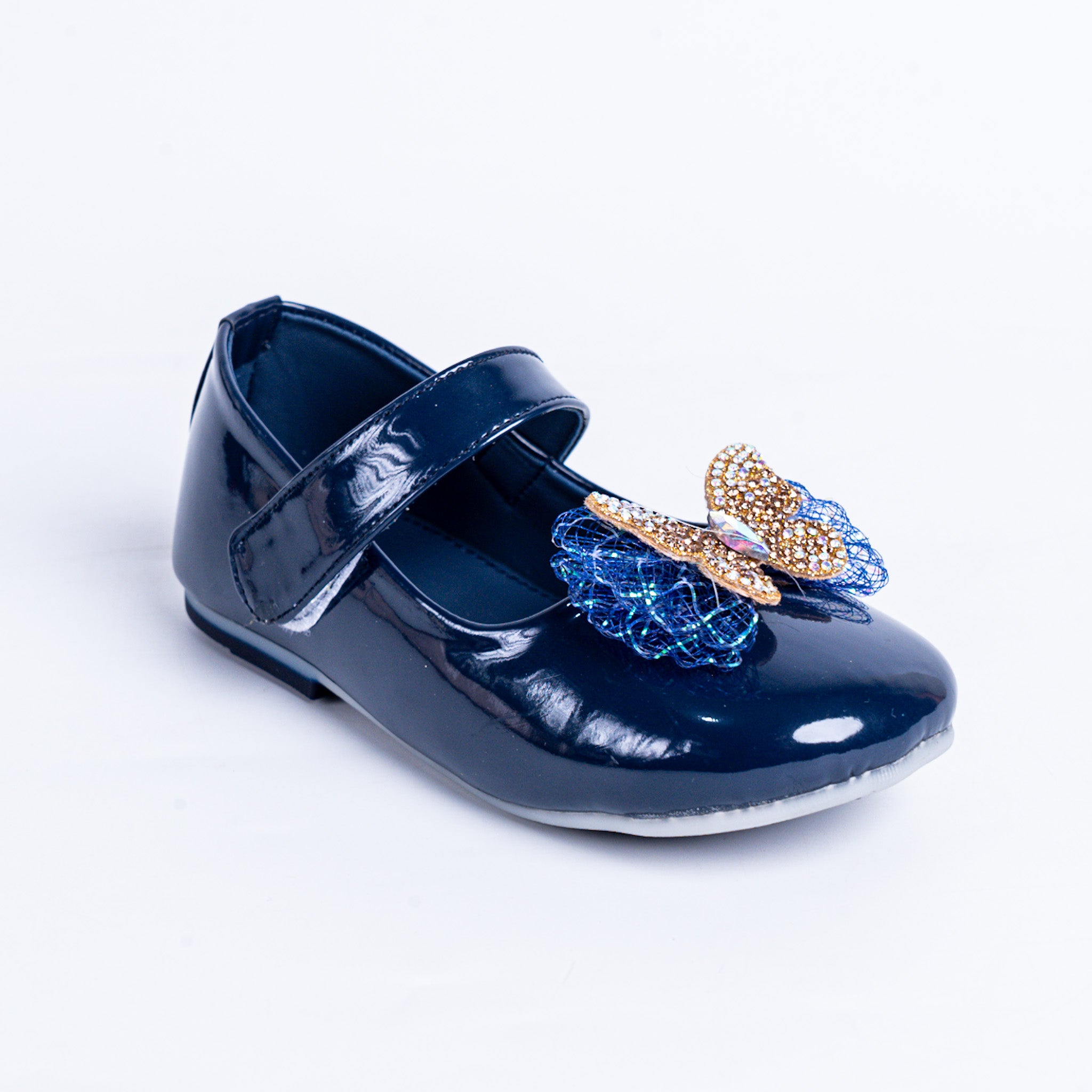 Sparkling Butterfly Shoes - Blue