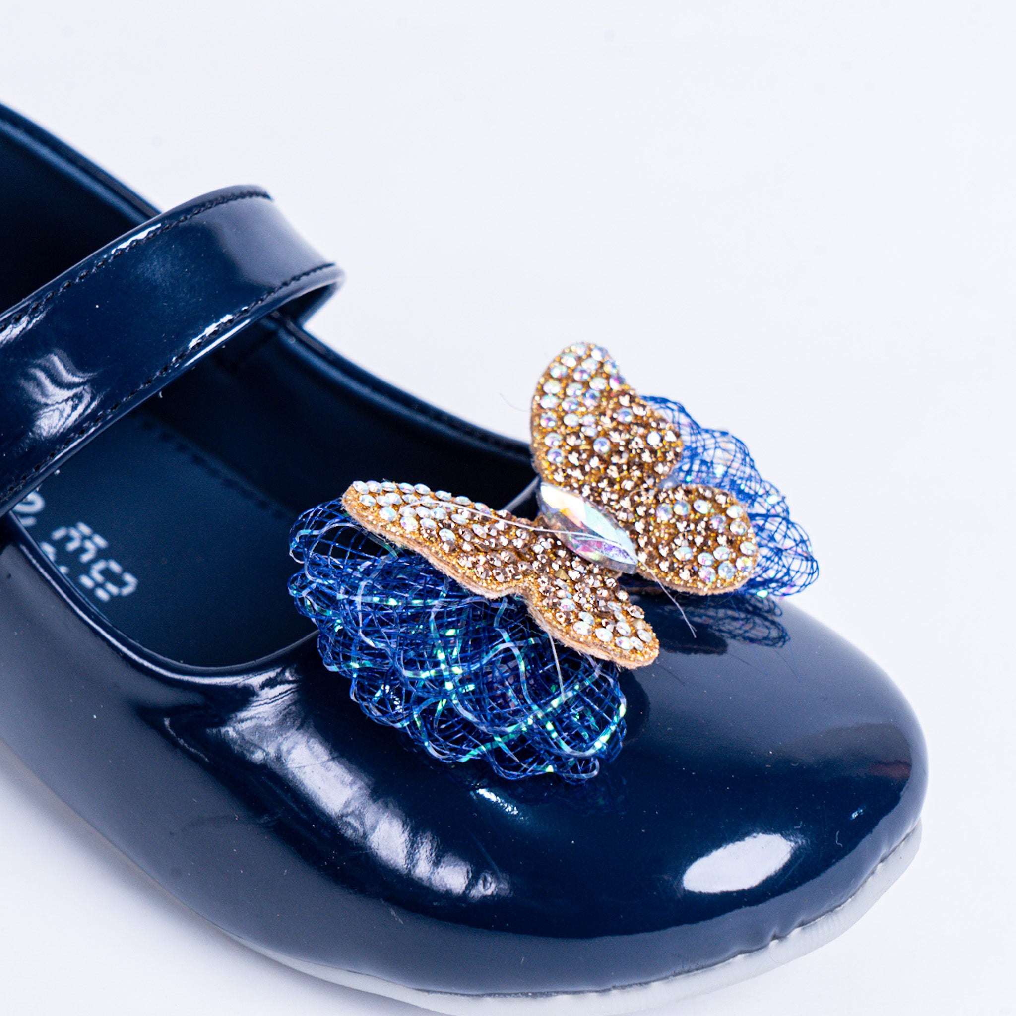 Sparkling Butterfly Shoes - Blue