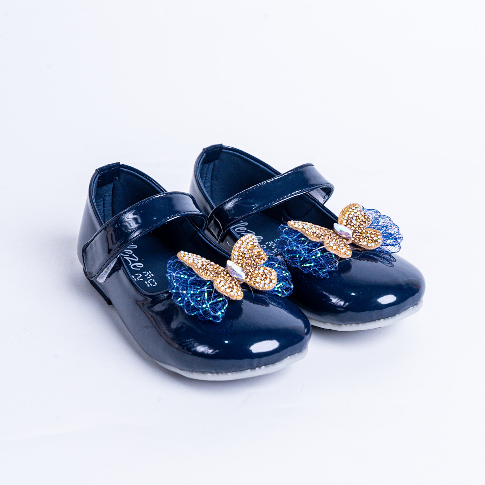 Sparkling Butterfly Shoes - Blue