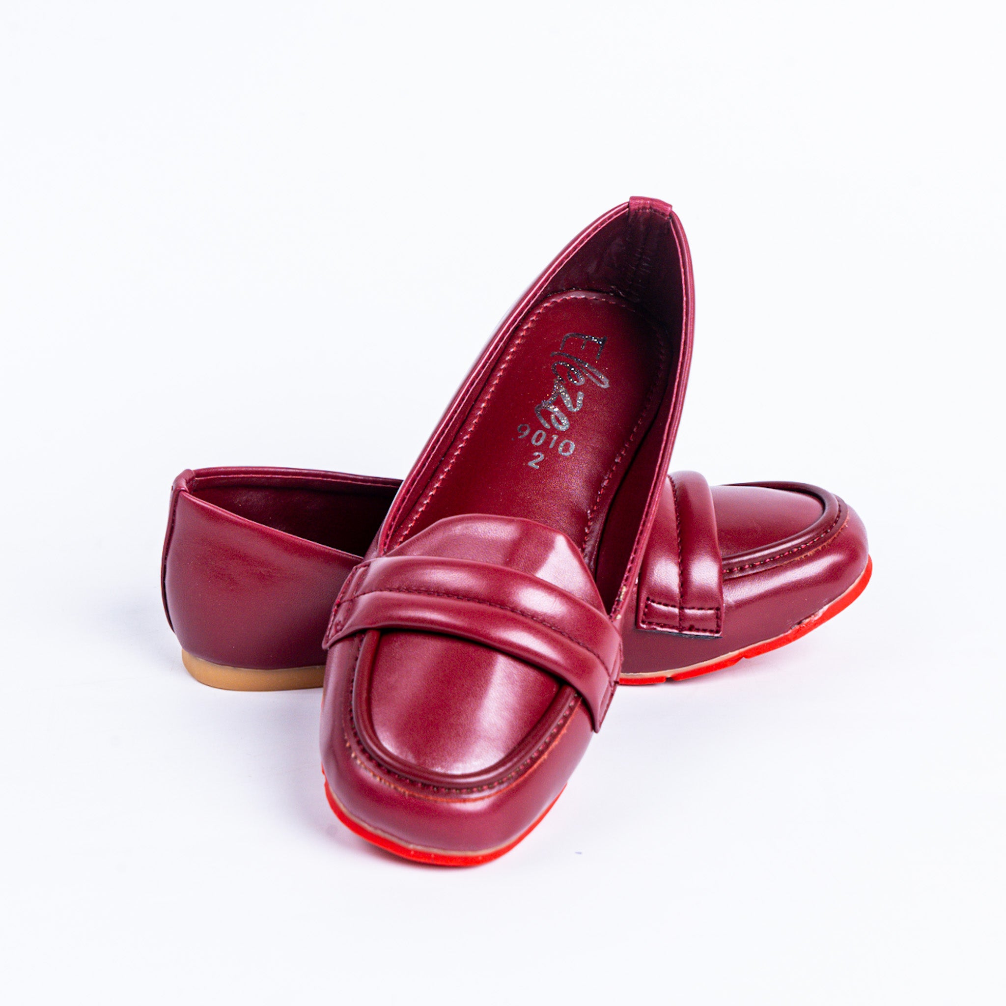 Maroon Belle Loafers