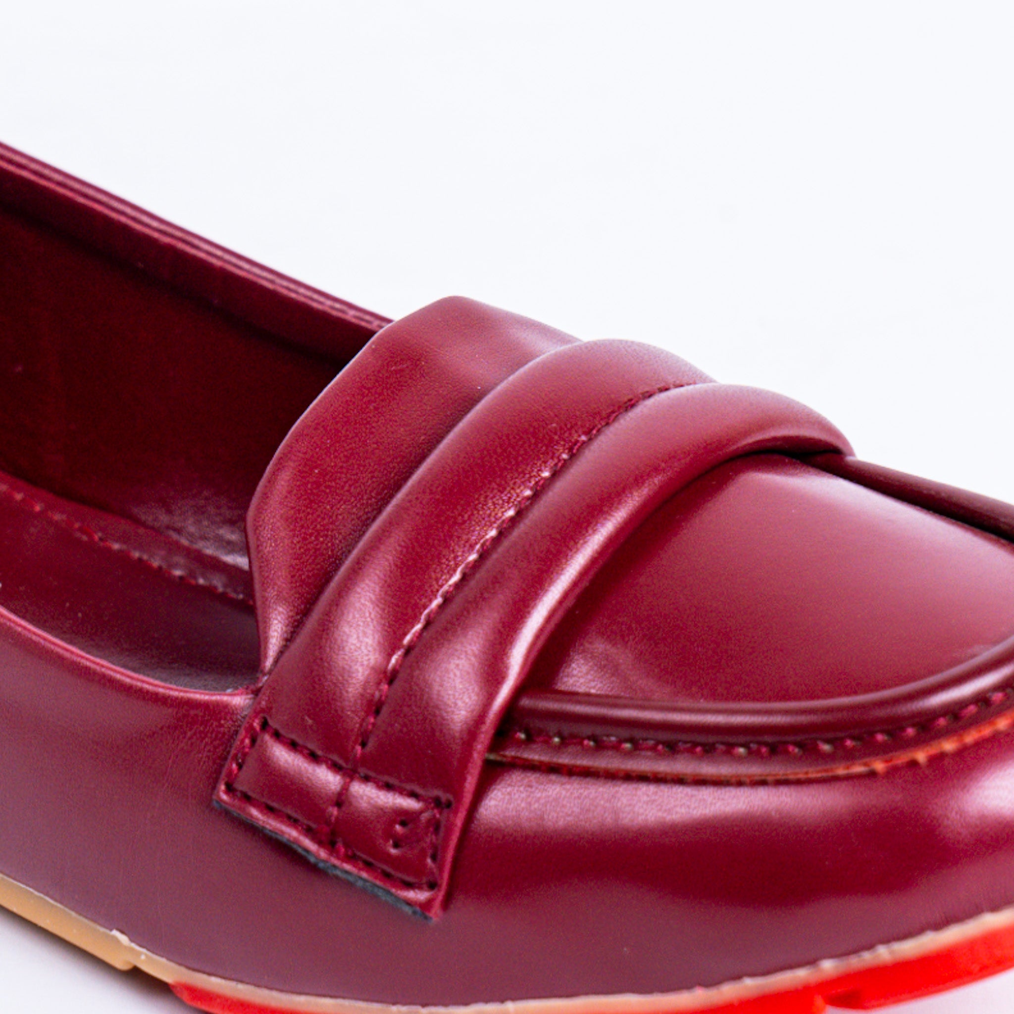 Maroon Belle Loafers