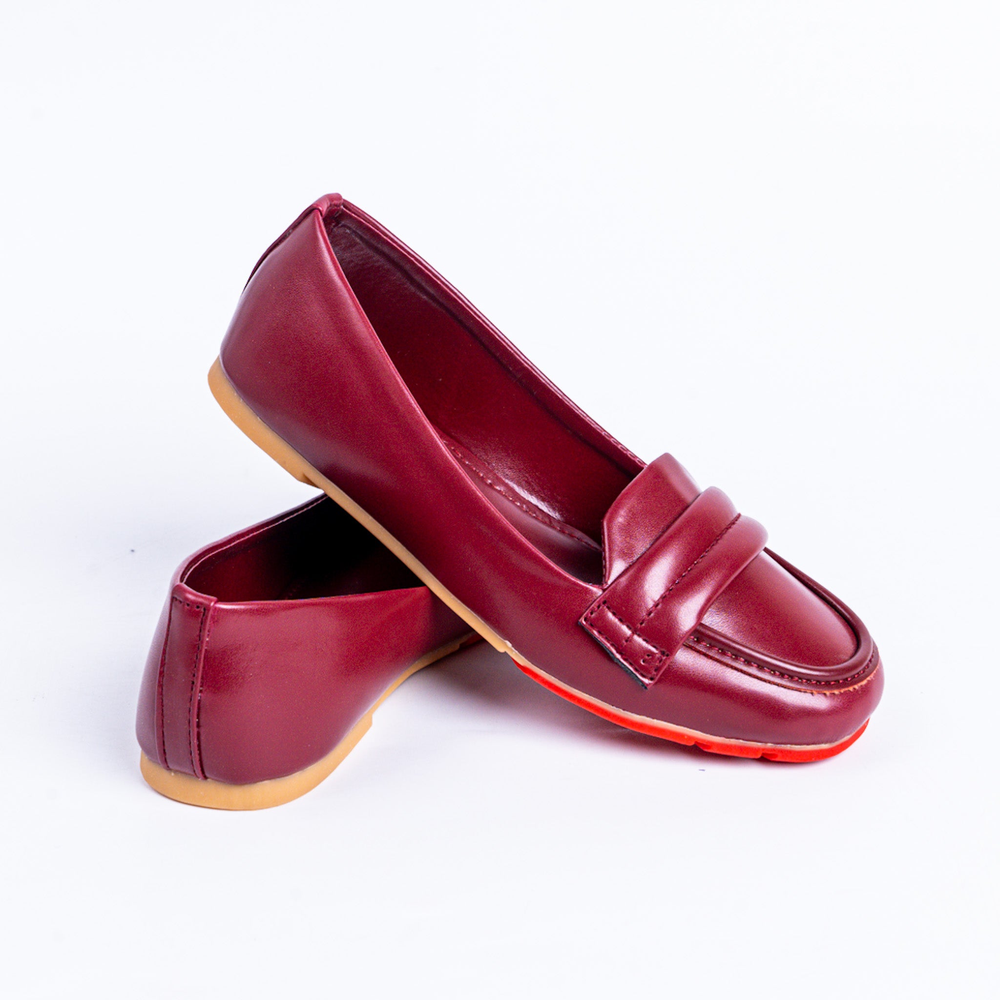 Maroon Belle Loafers