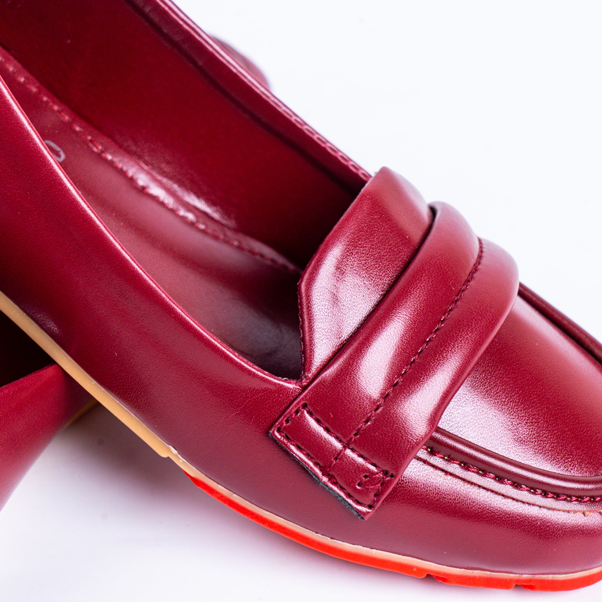 Maroon Belle Loafers