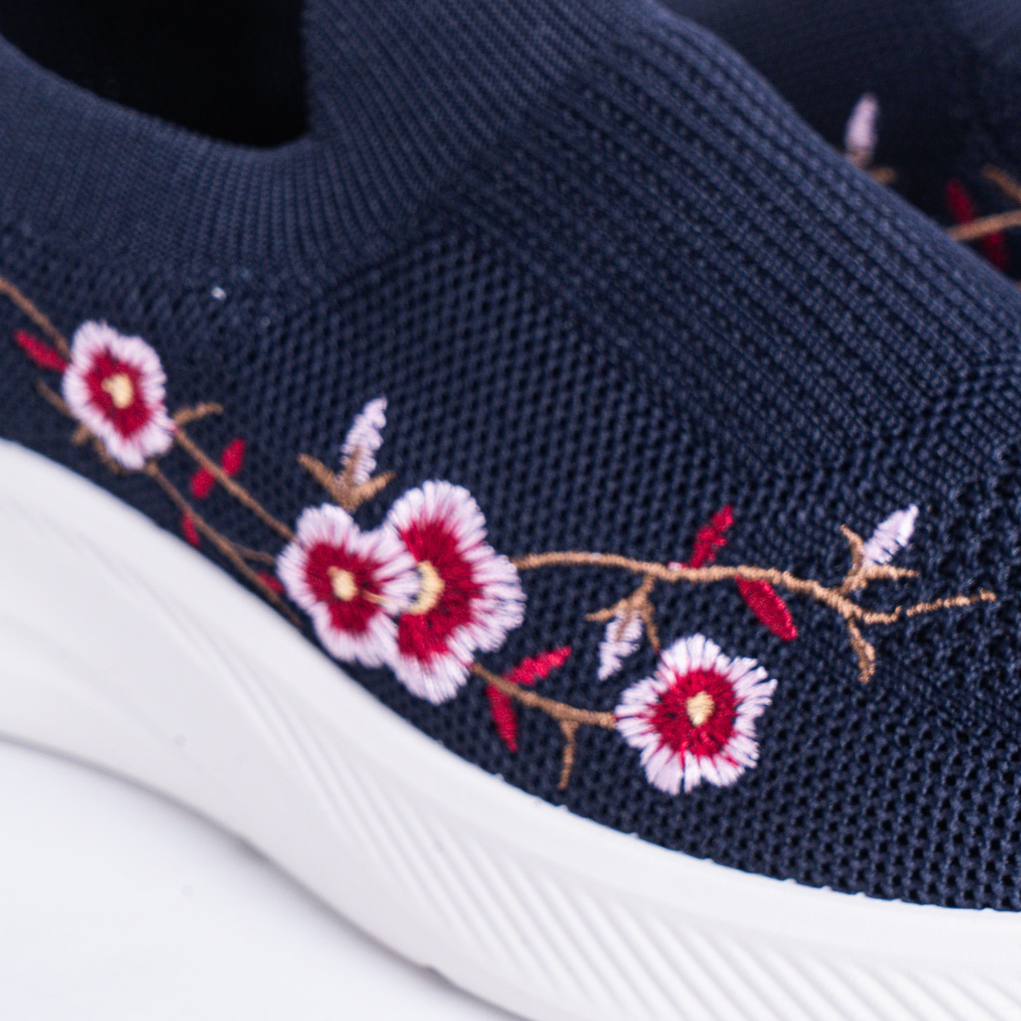 Embroidered Navy