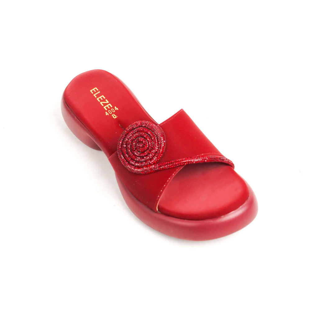 Embellished Slide Red