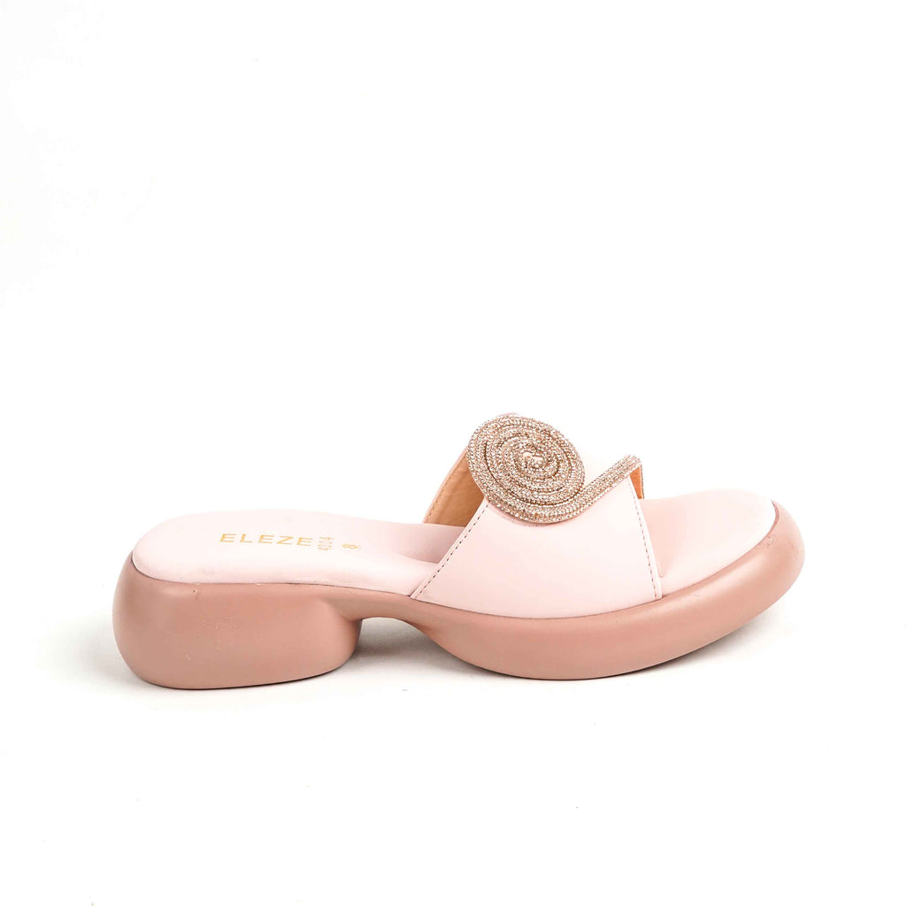 Embellished Slide Pink