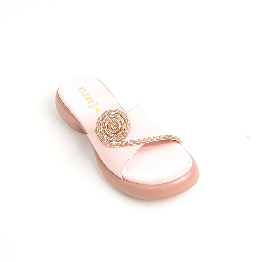 Embellished Slide Pink