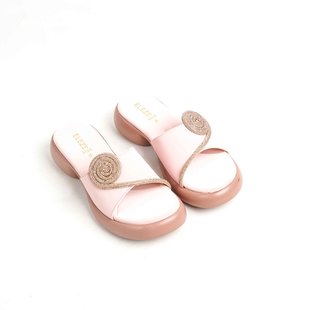 Embellished Slide Pink
