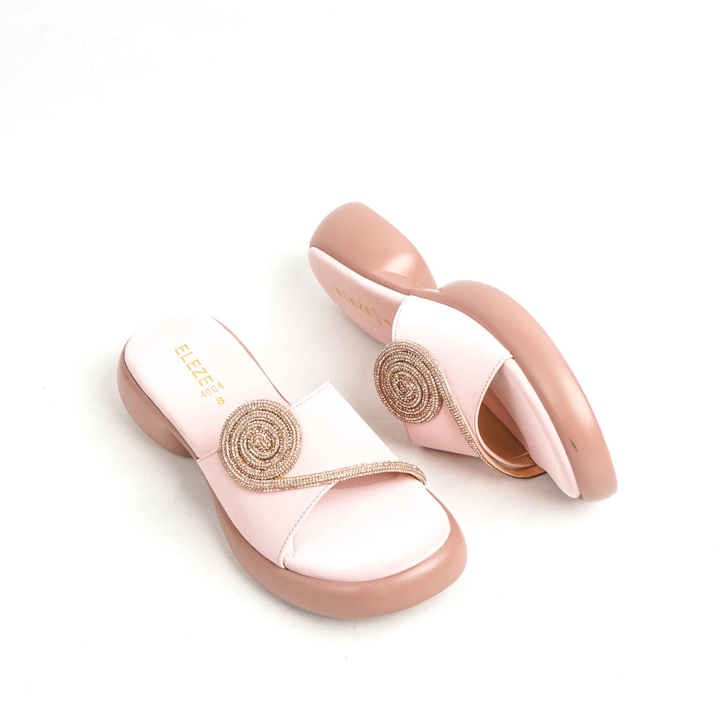 Embellished Slide Pink