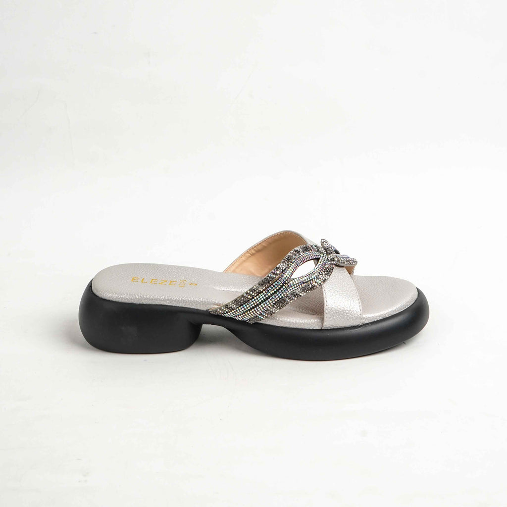 Silver Knot Embellished