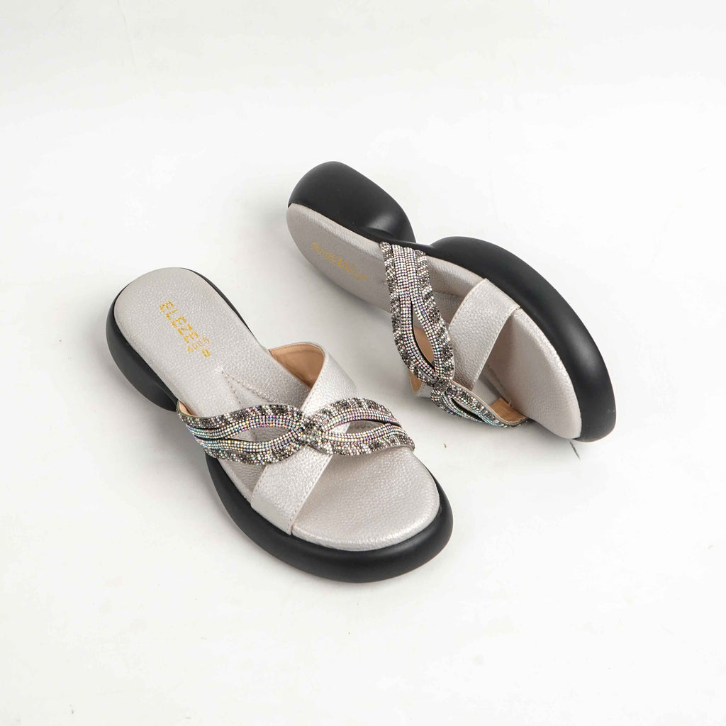 Silver Knot Embellished